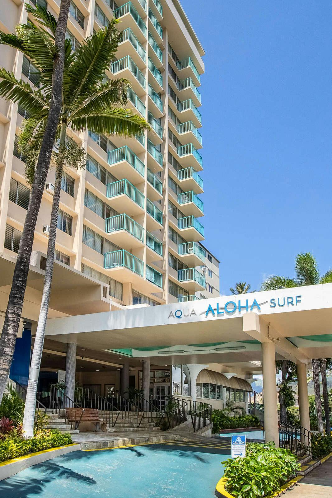 Aqua aloha surf on sale waikiki hotel