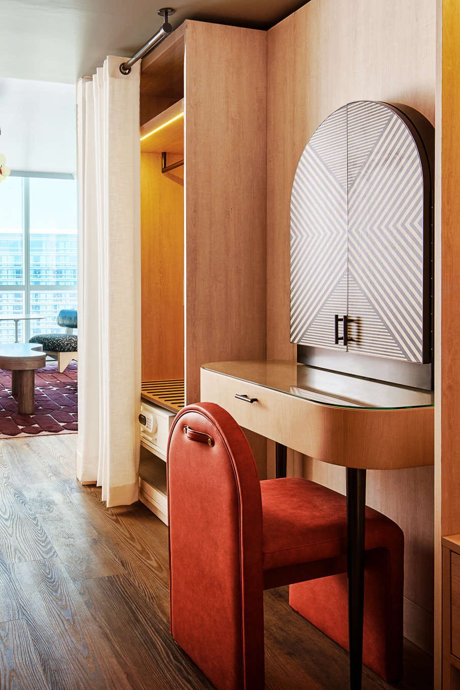 Hotel Virgin Hotels Las Vegas, Curio Collection by Hilton - Ruby King Chamber Suite photo 5