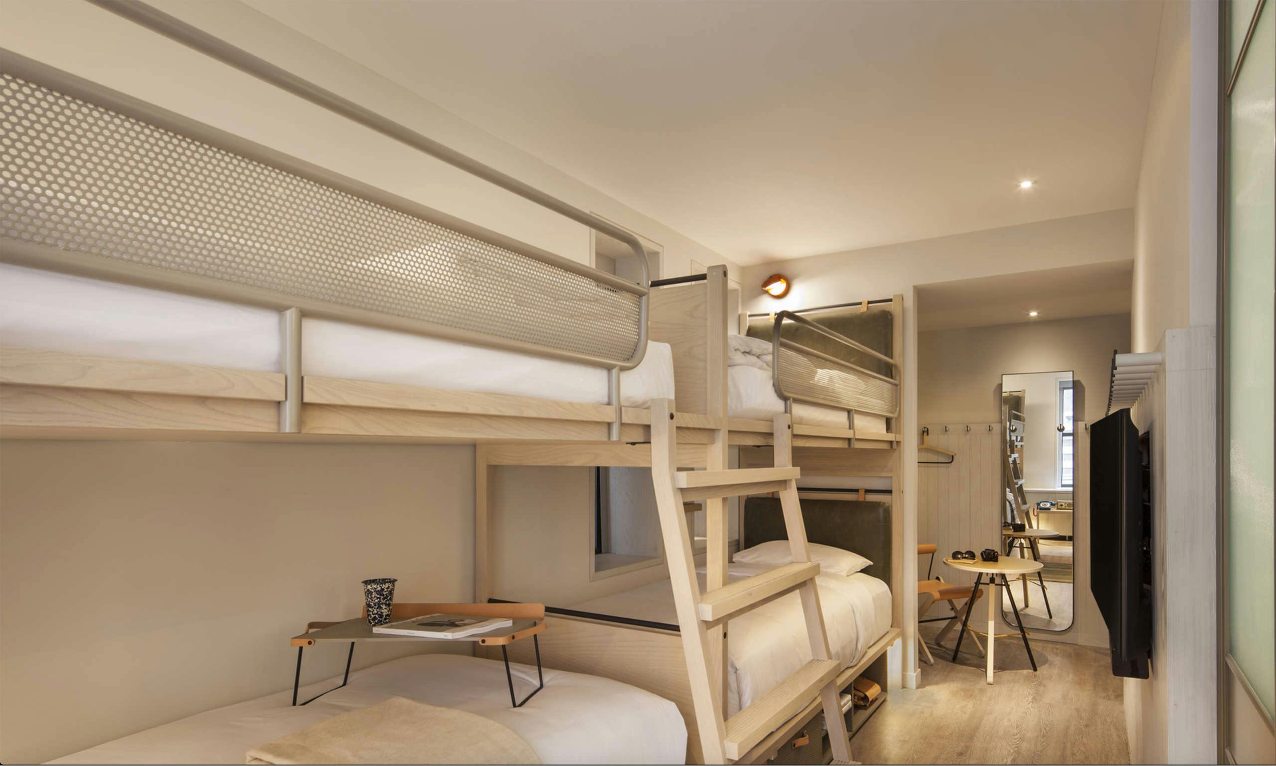 Moxy NYC Times Square - Private Quad - 4 Bunks